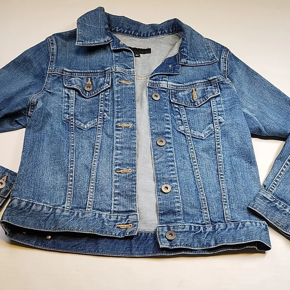 Uniqlo Dark Wash Denim Jacket Size S